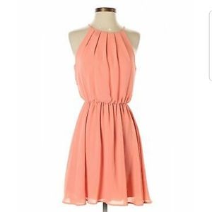 Dina Be coral dress from Francesca's